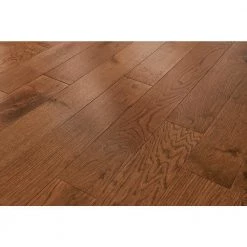 Hydropel Oak Gunstock 7/16 in. T x 5 in. W x Varying Length Engineered Hardwood Flooring (22.6 sq. ft.) by Bruce -CheapFANMATS || Bruce Store gunstock bruce engineered hardwood ekwr54l30sr 44 1000