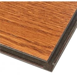 Hydropel Oak Gunstock 7/16 in. T x 5 in. W x Varying Length Engineered Hardwood Flooring (22.6 sq. ft.) by Bruce -CheapFANMATS || Bruce Store gunstock bruce engineered hardwood ekwr54l30sr 66 1000