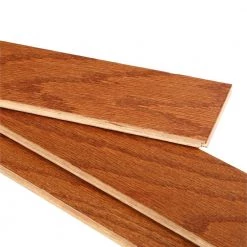 Colony Collection Oak Gunstock 3/8 in. T x 3 in. W x Varying Length Engineered Hardwood Floor (31.5 sq. ft./case) by Bruce -CheapFANMATS || Bruce Store gunstock bruce engineered hardwood evs3231ee 66 1000