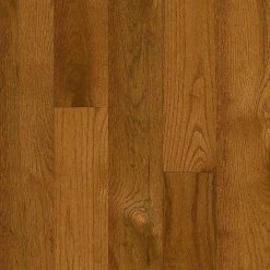 Plano Oak Gunstock 3/4 in. Thick x 5 in. Wide x Varying Length Solid Hardwood Flooring (23.5 sq. ft. / case) by Bruce