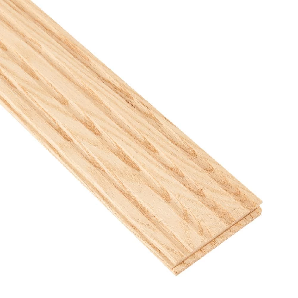 Plano Low Gloss Gunstock Oak 3/4 in. Thick x 5 in. Wide x Varying Length Solid Hardwood Flooring (23.5 sq. ft. / case) by Bruce 2 Plano Low Gloss Gunstock Oak 3/4 in. Thick x 5 in. Wide x Varying Length Solid Hardwood Flooring (23.5 sq. ft. / case) by Bruce - Image 2