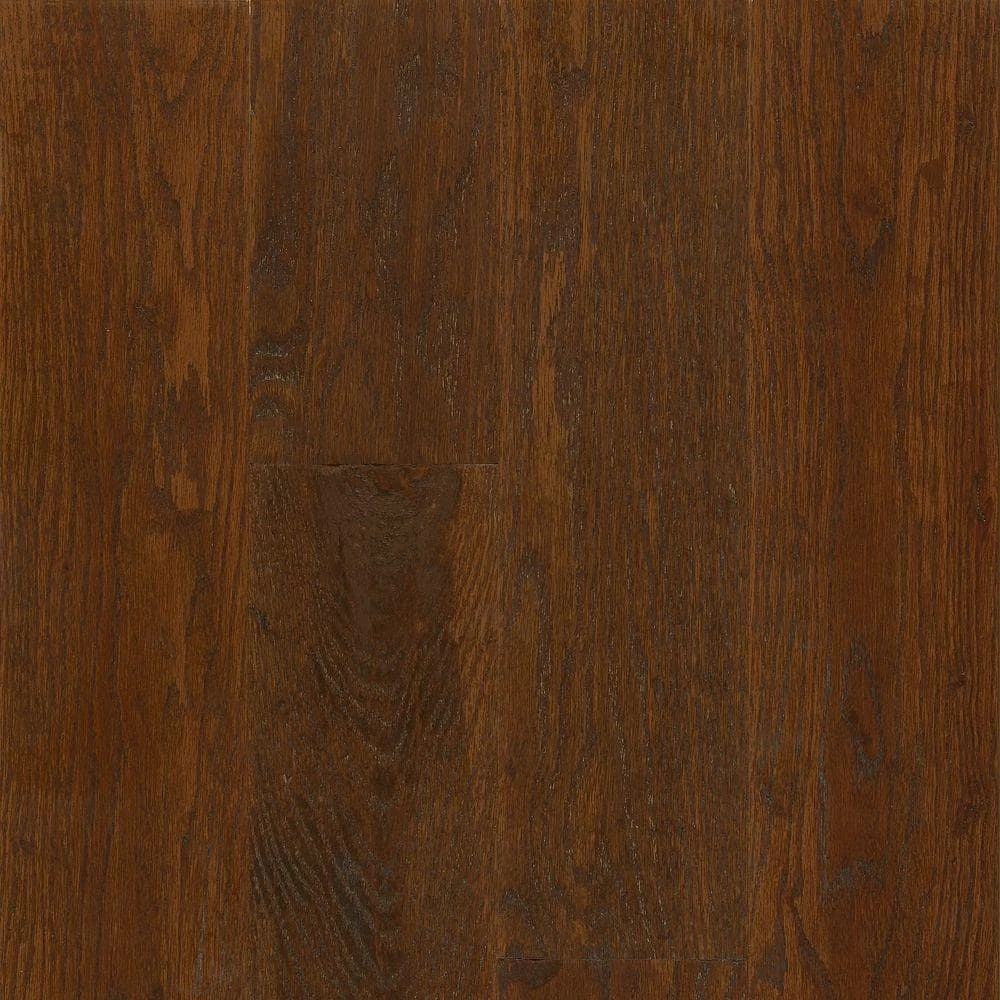 American Vintage Highland Trail Oak 3/8 in. T x 5 in. W x Vary L Engineered Scraped Hardwood Flooring (25 sq. ft./case) by Bruce 1 American Vintage Highland Trail Oak 3/8 in. T x 5 in. W x Vary L Engineered Scraped Hardwood Flooring (25 sq. ft./case) by Bruce