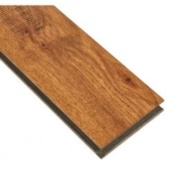 Hydropel Hickory Light Brown 7/16 in. T x 5 in. W x Varying Length Engineered Hardwood Flooring (22.6 sq. ft.) by Bruce -CheapFANMATS || Bruce Store light brown bruce engineered hardwood ehwr54l40hr 77 1000