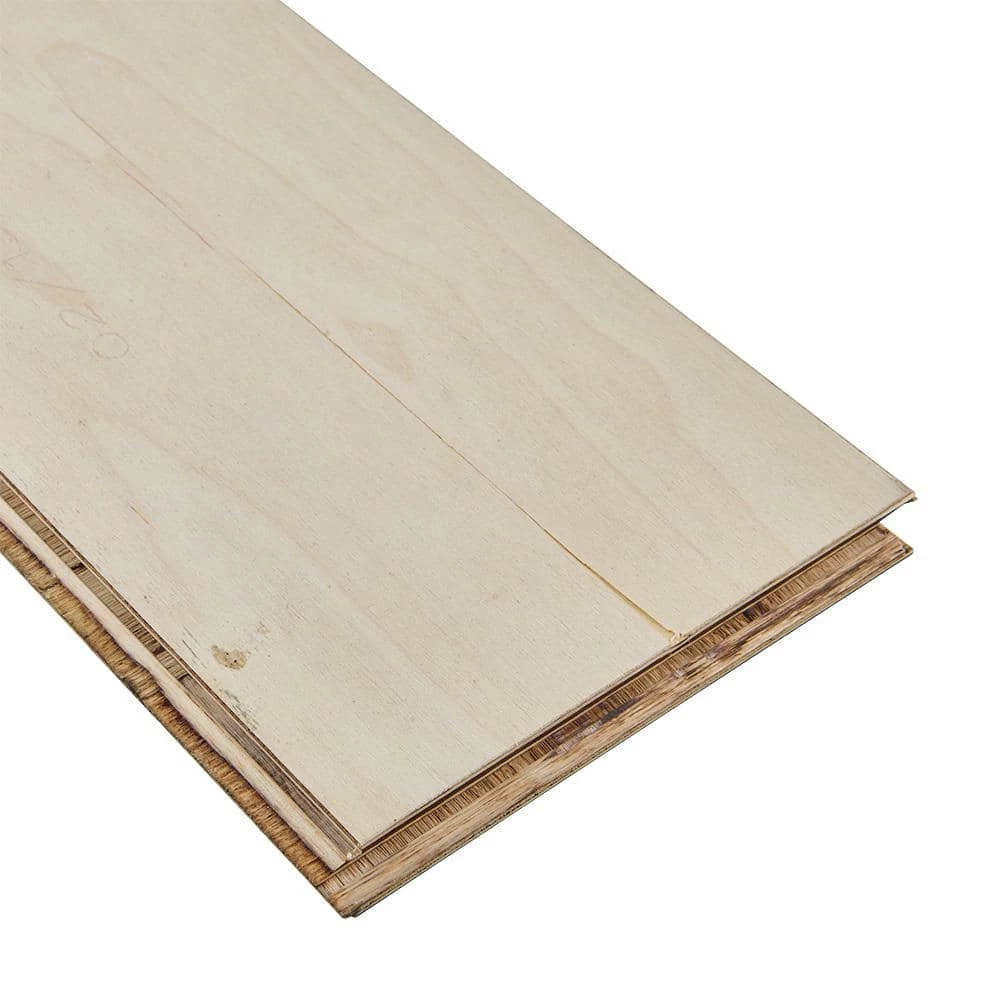 Time Honored Oak Light Gray 3/8 in. Tx 7-1/4 in. Wx Varying Length Engineered Click Hardwood Flooring(32.63 sq.ft./case) by Bruce 3 Time Honored Oak Light Gray 3/8 in. Tx 7-1/4 in. Wx Varying Length Engineered Click Hardwood Flooring(32.63 sq.ft./case) by Bruce - Image 3