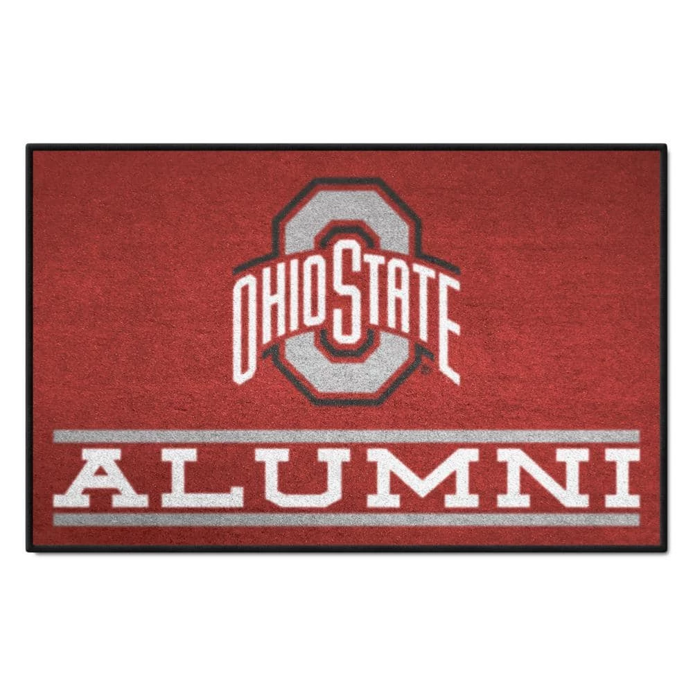 Ohio State Buckeyes Alumni Maroon 1.5 ft. x 2.5 ft. Starter Area Rug by FANMATS 1 Ohio State Buckeyes Alumni Maroon 1.5 ft. x 2.5 ft. Starter Area Rug by FANMATS