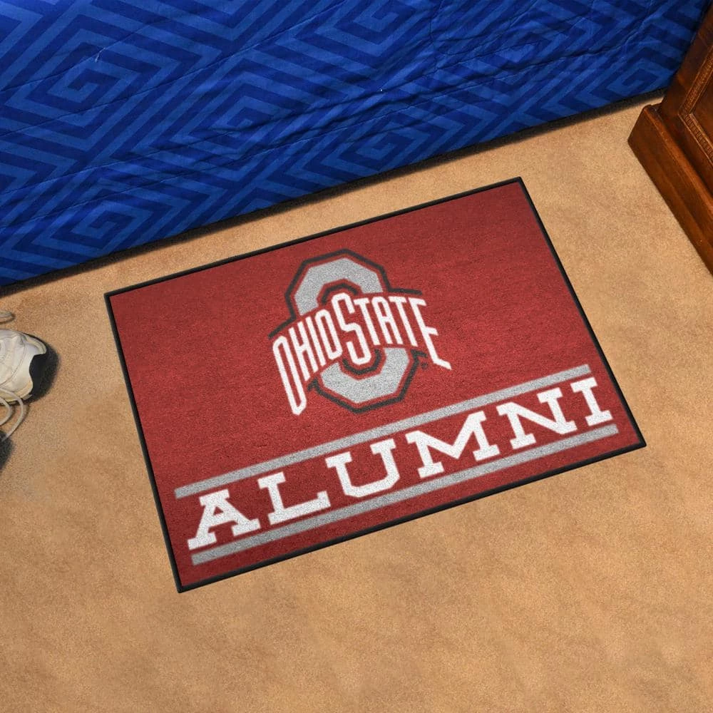 Ohio State Buckeyes Alumni Maroon 1.5 ft. x 2.5 ft. Starter Area Rug by FANMATS 2 Ohio State Buckeyes Alumni Maroon 1.5 ft. x 2.5 ft. Starter Area Rug by FANMATS - Image 2