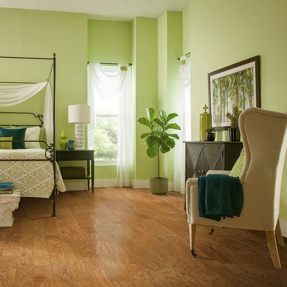 Plano Oak Marsh 3/8 in. Thick x 5 in. Wide x Varying Length Engineered Hardwood Flooring (28 sq. ft./case) by Bruce 2 Plano Oak Marsh 3/8 in. Thick x 5 in. Wide x Varying Length Engineered Hardwood Flooring (28 sq. ft./case) by Bruce - Image 2