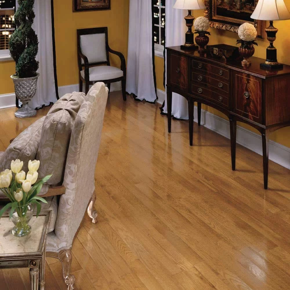 Plano Marsh 3/4 in. Thick x 3-1/4 in. Wide x Varying Length Solid Hardwood Flooring (22 sq. ft. / case) by Bruce 2 Plano Marsh 3/4 in. Thick x 3-1/4 in. Wide x Varying Length Solid Hardwood Flooring (22 sq. ft. / case) by Bruce - Image 2