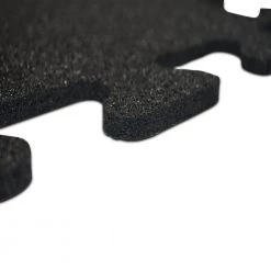 Titan Tile Black 18 in. x 18 in. Rubber Tile Flooring (6-Pack) by FANMATS -CheapFANMATS || Bruce Store matte fanmats gym floor tiles mm7010 1d 1000