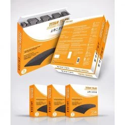 Titan Tile Black 18 in. x 18 in. Rubber Tile Flooring (6-Pack) by FANMATS -CheapFANMATS || Bruce Store matte fanmats gym floor tiles mm7010 a0 1000