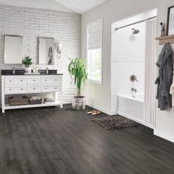 Hydropel Oak Medium Gray 7/16 in. T x 5 in. W x Varying Length Engineered Hardwood Flooring (22.6 sq. ft.) by Bruce 17 Hydropel Oak Medium Gray 7/16 in. T x 5 in. W x Varying Length Engineered Hardwood Flooring (22.6 sq. ft.) by Bruce -CheapFANMATS || Bruce Store medium gray bruce engineered hardwood ekwr54l75wr 31 1000