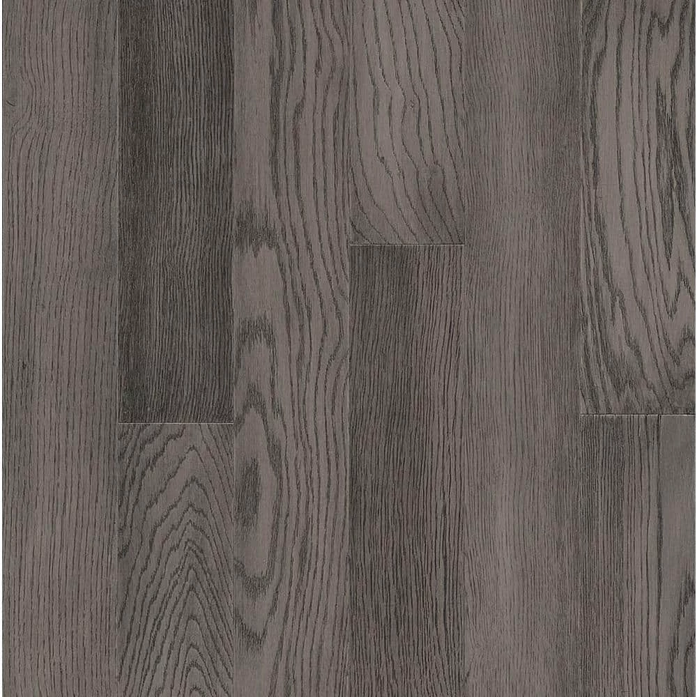 Hydropel Oak Medium Gray 7/16 in. T x 5 in. W x Varying Length Engineered Hardwood Flooring (22.6 sq. ft.) by Bruce 1 Hydropel Oak Medium Gray 7/16 in. T x 5 in. W x Varying Length Engineered Hardwood Flooring (22.6 sq. ft.) by Bruce