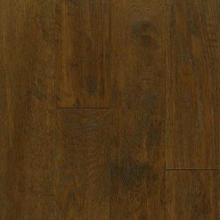 American Vintage Mocha Oak 3/8 in. T x 5 in. W x Random Length Eng Scraped Hardwood Flooring (25 sq. ft./case) by Bruce