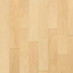 Natural Maple 3/8 in. T x 3 in. W x Random Length Engineered Hardwood Flooring (22 sq. ft./case) by Bruce