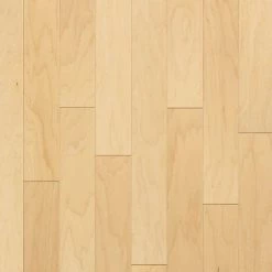 Natural Maple 3/8 in. T x 5 in. W x Random Length Click Lock Engineered Hardwood Flooring (22 sq. ft/case) by Bruce
