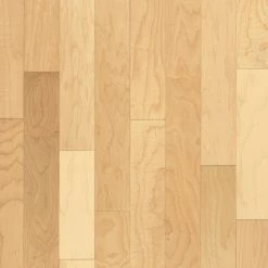 Prestige Natural Maple 3/4 in. Thick x 5 in. Wide x Varying Length Solid Hardwood Flooring (23.5 sq. ft. / case) by Bruce