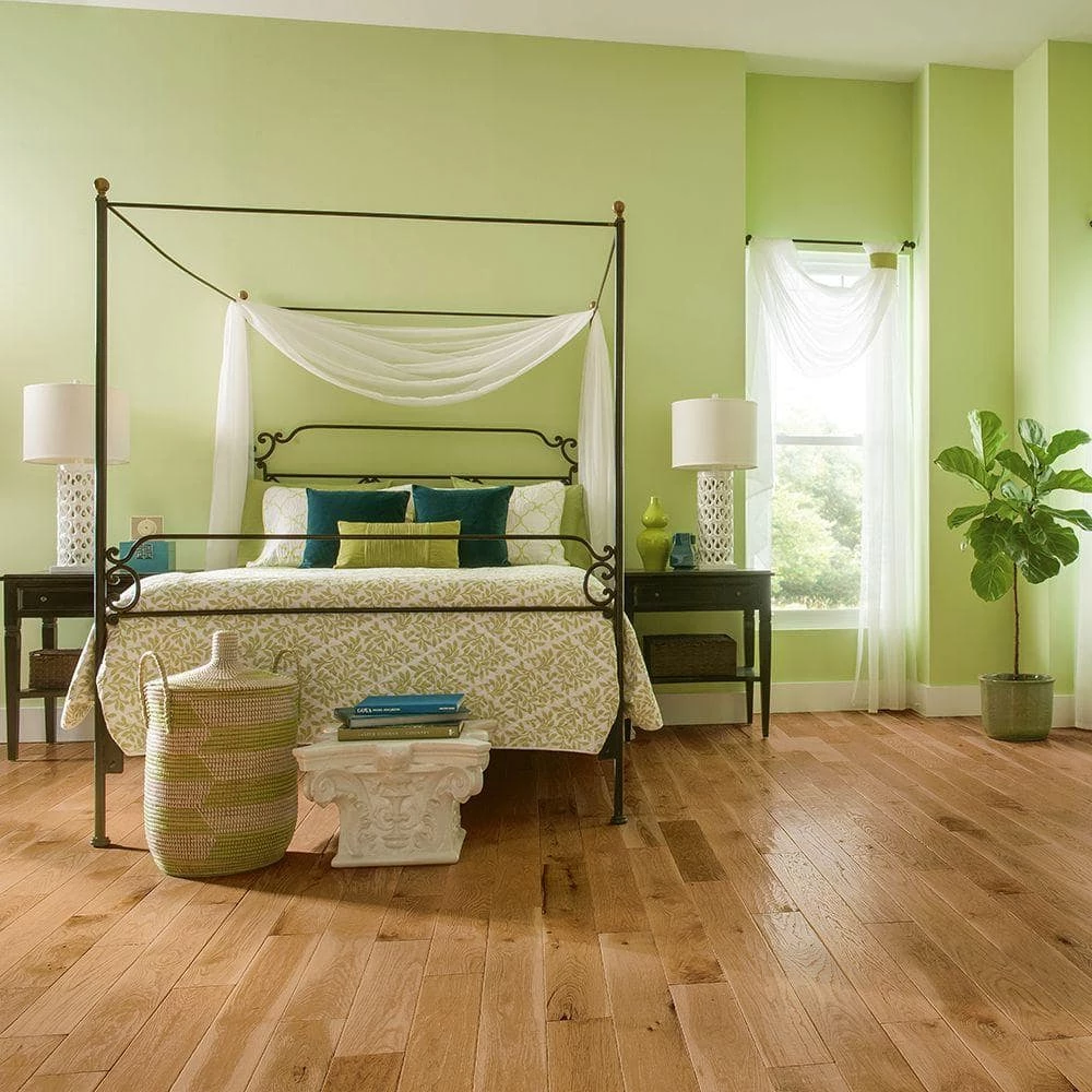 American Vintage Scraped Natural Red Oak 3/4 in. T x 5 in. W x Varying L Solid Hardwood Flooring (23.5 sq. ft./case) by Bruce 2 American Vintage Scraped Natural Red Oak 3/4 in. T x 5 in. W x Varying L Solid Hardwood Flooring (23.5 sq. ft./case) by Bruce - Image 2