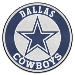 NFL Dallas Cowboys Navy 2 ft. Round Area Rug by FANMATS