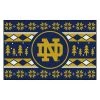 Notre Dame Fighting Irish Holiday Sweater Navy 1.5 ft. x 2.5 ft. Starter Area Rug by FANMATS