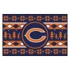 Chicago Bears Holiday Sweater Navy 1.5 ft. x 2.5 ft. Starter Area Rug by FANMATS