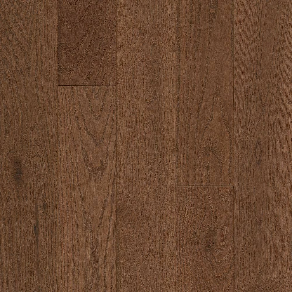 Revolutionary Rustics Oak Oakleaf Brown 3/4 in. T x 5 in. W x Varying L Solid Hardwood Flooring (23.5 sq.ft./case) by Bruce 1 Revolutionary Rustics Oak Oakleaf Brown 3/4 in. T x 5 in. W x Varying L Solid Hardwood Flooring (23.5 sq.ft./case) by Bruce