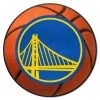 Golden State Warriors Orange 2 ft. x 2 ft. Round Basketball Area Rug by FANMATS