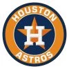 MLB Houston Astros Orange 2 ft. x 2 ft. Round Area Rug by FANMATS
