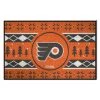Philadelphia Flyers Holiday Sweater Orange 1.5 ft. x 2.5 ft. Starter Area Rug by FANMATS
