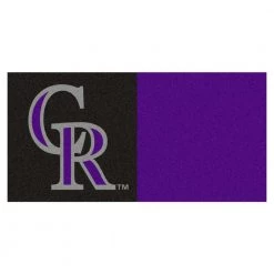 Colorado Rockies Purple Residential 18 in. x 18 Peel and Stick Carpet Tile (20 Tiles/Case) 45 sq. ft. by FANMATS