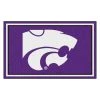 NCAA - Kansas State University Purple 6 ft. x 4 ft. Indoor Rectangle Area Rug by FANMATS