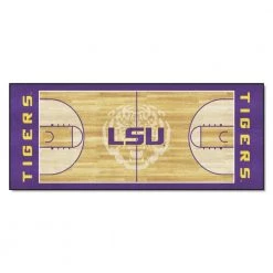 LSU Tigers Purple 2.5 ft. x 6 ft. Court Runner Area Rug by FANMATS