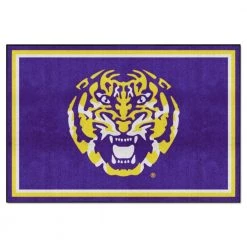 LSU Tigers 5ft. x 8 ft. Plush Area Rug by FANMATS