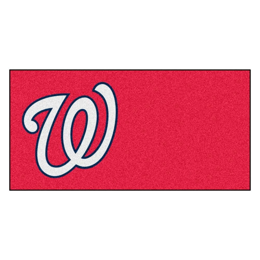 Washington Nationals Red Residential 18 in. x 18 Peel and Stick Carpet Tile (20 Tiles/Case) 45 sq. ft. by FANMATS 1 Washington Nationals Red Residential 18 in. x 18 Peel and Stick Carpet Tile (20 Tiles/Case) 45 sq. ft. by FANMATS