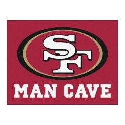 San Francisco 49ers Red Man Cave 3 ft. x 4 ft. Area Rug by FANMATS