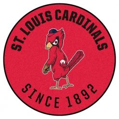St. Louis Cardinals Red 2 ft. x 2 ft. Round Area Rug by FANMATS