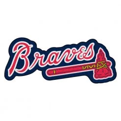 Atlanta Braves Red 2.5 ft. x 2.5 ft. Mascot Area Rug by FANMATS