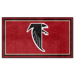 Red 3 ft. x 5 ft. Atlanta Falcons Vintage Area Rug by FANMATS
