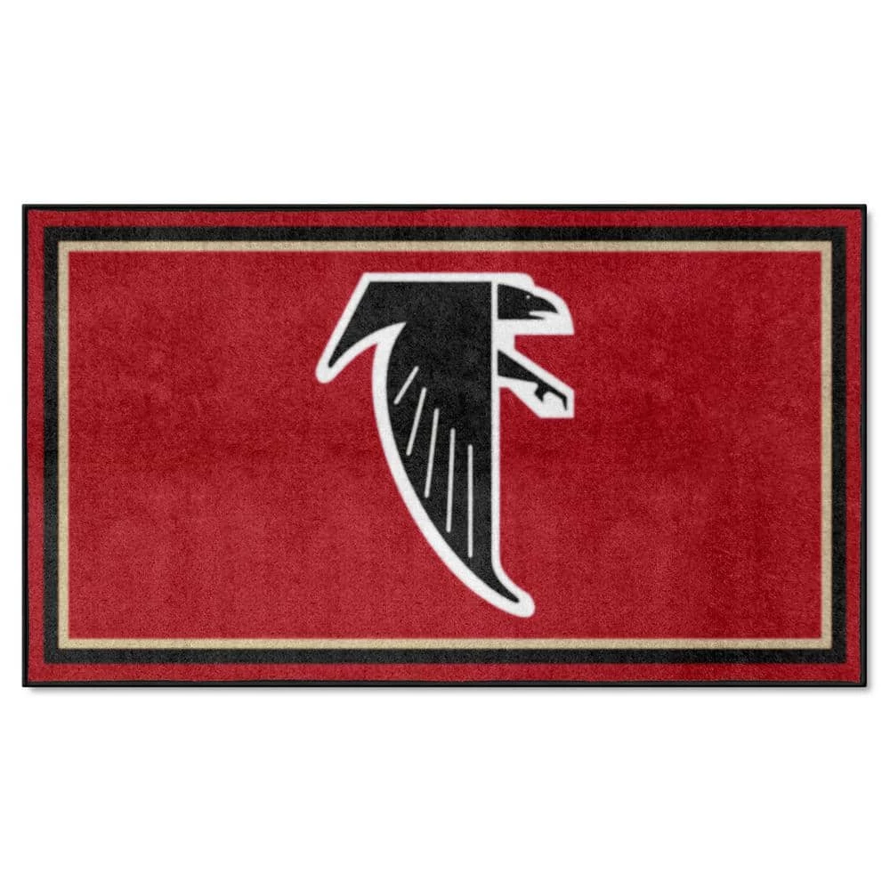 Red 3 ft. x 5 ft. Atlanta Falcons Vintage Area Rug by FANMATS 1 Red 3 ft. x 5 ft. Atlanta Falcons Vintage Area Rug by FANMATS