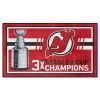 New Jersey Devils Red Dynasty 3 ft. x 5 ft. Plush Area Rug by FANMATS