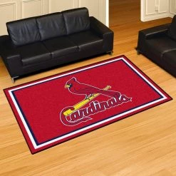 St. Louis Cardinals 5 ft. x 8 ft. Area Rug by FANMATS 7 St. Louis Cardinals 5 ft. x 8 ft. Area Rug by FANMATS -CheapFANMATS || Bruce Store red fanmats sports rugs 7086 c3 1000