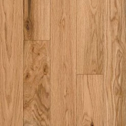 American Vintage Natural Red Oak 3/8 in. T x 5 in. W x Varying L Engineered Scraped Hardwood Flooring (25 sq. ft./case) by Bruce