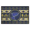 St. Louis Blues Holiday Sweater 1.5 ft. x 2.5 ft. Starter Area Rug by FANMATS