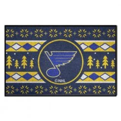 St. Louis Blues Holiday Sweater 1.5 ft. x 2.5 ft. Starter Area Rug by FANMATS