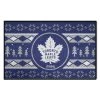 Toronto Maple Leafs Holiday Sweater Royal 1.5 ft. x 2.5 ft. Starter Area Rug by FANMATS