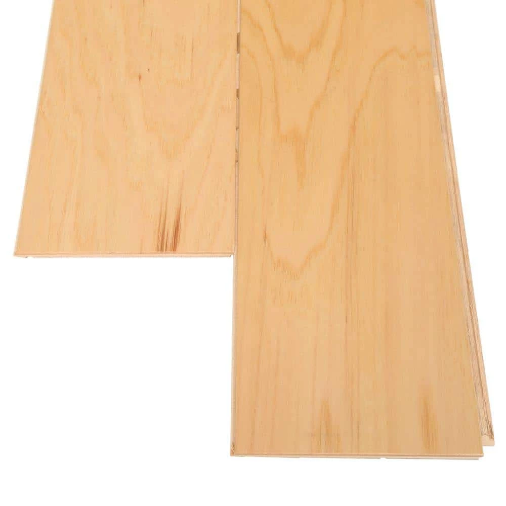 Hickory Rustic Natural 3/8 in. T x 5 in. W x Varying Length Click-Lock Hardwood Flooring (22 sq. ft./case) by Bruce 4 Hickory Rustic Natural 3/8 in. T x 5 in. W x Varying Length Click-Lock Hardwood Flooring (22 sq. ft./case) by Bruce - Image 4