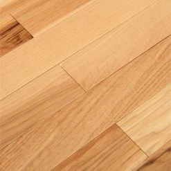 Hickory Rustic Natural 3/4 in. Thick x 2-1/4 in. Wide x Varying Length Solid Hardwood Flooring (20 sq. ft. / case) by Bruce -CheapFANMATS || Bruce Store rustic hickory natural bruce solid hardwood ahs461 a0 1000
