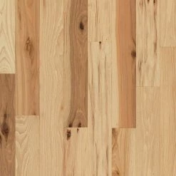 Hickory Rustic Natural 3/4 in. Thick x 3-1/4 in. Wide x Varying Length Solid Hardwood Flooring (22 sq. ft. / case) by Bruce