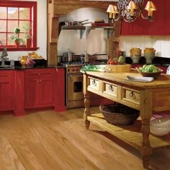 Colony Collection Oak Rustic Natural 3/8 in. T x 3 in. W x Varying L Engineered Hardwood Flooring (31.5 sq. ft./case) by Bruce -CheapFANMATS || Bruce Store rustic natural bruce engineered hardwood evs326see 31 1000