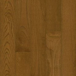 Plano Low Gloss Saddle Oak 3/4 in. Thick x 5 in. Wide x Varying Length Solid Hardwood Flooring (23.5 sq. ft./case) by Bruce