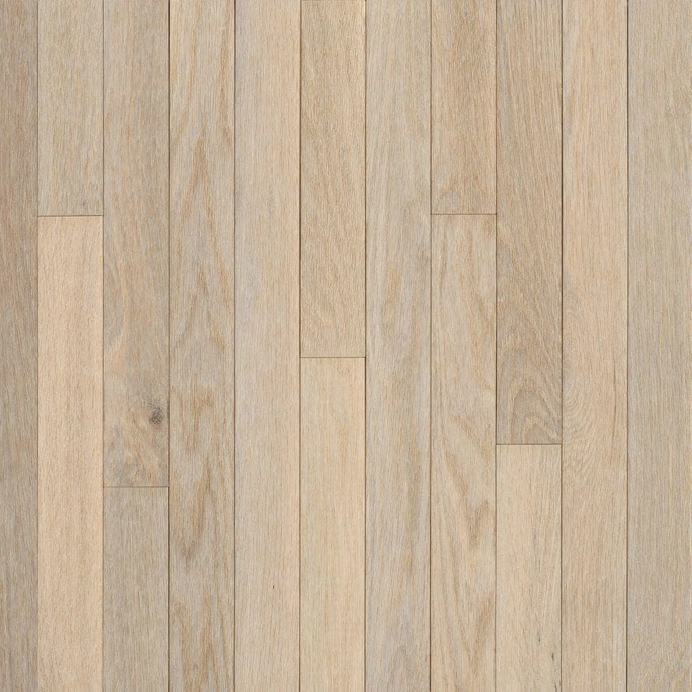 American Originals Sugar White Oak 3/8 in. T x 3 in. W x Varying L Engineered Click Hardwood Floor (22 sq. ft./case) by Bruce 1 American Originals Sugar White Oak 3/8 in. T x 3 in. W x Varying L Engineered Click Hardwood Floor (22 sq. ft./case) by Bruce